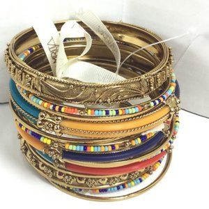 Amrita Singh Monaco Bangle Set of 18 Bracelets